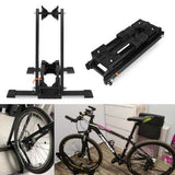 BIKIGHT Indoor Floor Bike Storage Rack Folding Adjustable Parking Rack Storage Cycling Bicycle Holder