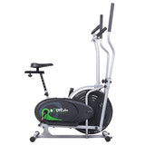 Body Rider Elliptical Trainer and Exercise Bike with Seat and Easy Computer
