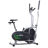 Body Rider Elliptical Trainer and Exercise Bike with Seat and Easy Computer
