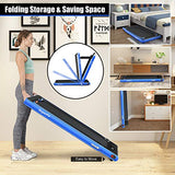 2 in 1 Folding Treadmill Dual Display with Bluetooth Speaker