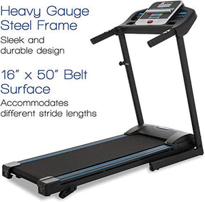 XTERRA Fitness TR150 Folding Treadmill Black