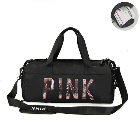 PINK waterproof Sport Bags