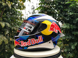 Full Face Red-Bull Helmet with big tail 2020
