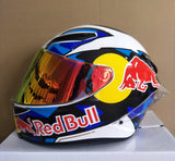 Full Face Red-Bull Helmet with big tail 2020