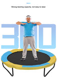60 inch Round Kids Mini Trampoline Enclosure Net Pad Rebounder Outdoor Exercise Home Toys Jumping Bed Max Load 250KG PP,Alloy