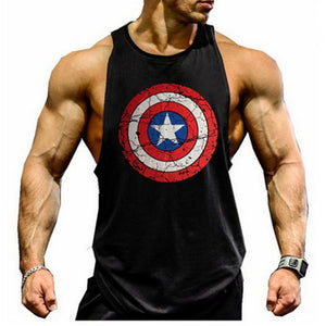 Musculation Captain America Tank top