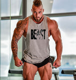 Bodybuilding Fitness Tank Top - Beast - Man - Beast Bodybuilding Gym Man