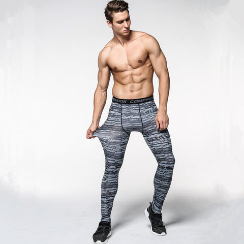 Man Pro Fitness Leggings - Army Style