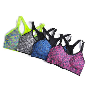 Sports Padded Bra For Fitness Yoga & Gym - Women - Bra Nylon