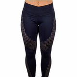 Breathable Dotted Fitness Leggins - Women - Breathable Drying Gym Jogging Legging