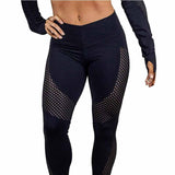Breathable Dotted Fitness Leggins - Women - Breathable Drying Gym Jogging Legging
