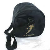 Leather Black Basketball Shoulder Bag