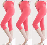 Solid Pant Pregnant - Comfortable Capris Cotton-Women-pregnancy clothes online