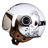 Vintage Scooter Helmet 3/4 Open Face-Colinas Store