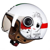 Vintage Scooter Helmet 3/4 Open Face-Colinas Store
